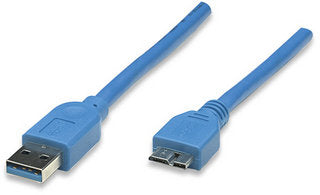 325424 Cable para Dispositivos USB Micro-B de SúperVelocidad; USB 3.2 Gen 1 - A Macho/ SuperSpeed Micro-B Macho, 5 Gbps, 2 m, Azul 325424 Cable para Dispositivos USB Micro-B de SúperVelocidad; USB 3.2 Gen 1 - A Macho/ SuperSpeed Micro-B Macho, 5 Gbps, 2 m, Azul
